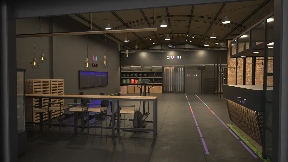 Render de Box Crossfit