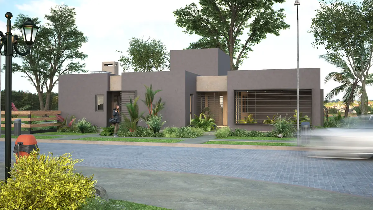 Render de Vivienda Invernaderos