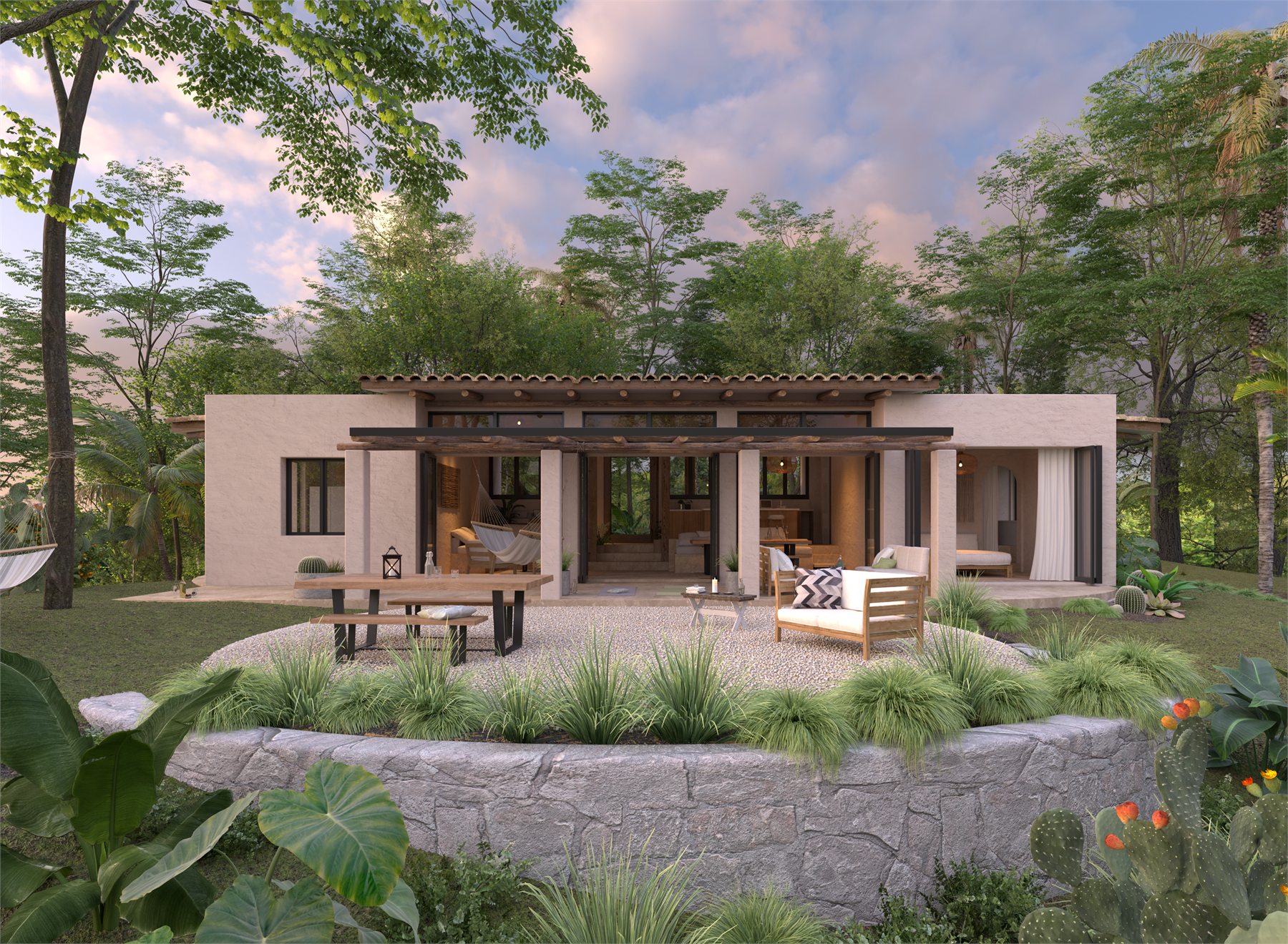 Casa AC, Exterior